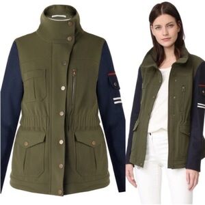 Veronica Beard Skyline Military Army Jacket